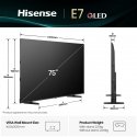 Hisense 75E77Q 190.5 cm (75") 4K Ultra HD Smart TV Wi-Fi Black Hisense 75E77Q 190.5 cm (75") 4K Ultra HD Smart TV Wi-Fi Black