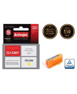 Activejet ACC-526YN tindikassett 1 tk Kokkusobiv High (XL) Yield Kollane