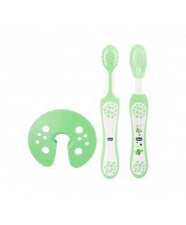 Chicco 00006961000000 hambahari Hambaharjakomplekt Roheline, Valge Beebi