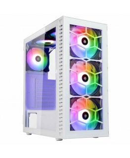 Kolink OBSERVATORY HF GLASS WHITE ARGB Midi Tower Белый