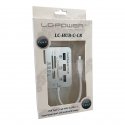 LC-Power LC-HUB-C-CR dokstacija USB 3.2 Gen 1 (3.1 Gen 1) Type-C LC-Power LC-HUB-C-CR dokstacija USB 3.2 Gen 1 (3.1 Gen 1) Type-C