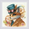 UAB Riolis Cross Stitch Thread Set "Steampunk Fox" 20x20 SR2209 UAB Riolis Cross Stitch Thread Set "Steampunk Fox" 20x20 SR2209