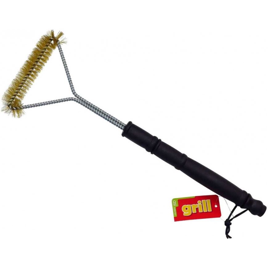 Springos Asi Collection Grilio brush with brass wire, 45 cm – 2