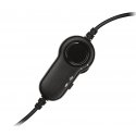 Logitech 981-000589 austiņas un brīvroku komplekts Vadu Birojs / zvanu centrs Melns Logitech 981-000589 austiņas un brīvroku komplekts Vadu Birojs / zvanu centrs Melns