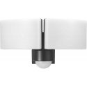 Orno TOS DUO LED 2x20W kahekordne aiavalgustus koos PIR-iga, 2x1600lm, IP65, 4000K, PC, hall Orno TOS DUO LED 2x20W kahekordne aiavalgustus koos PIR-iga, 2x1600lm, IP65, 4000K, PC, hall