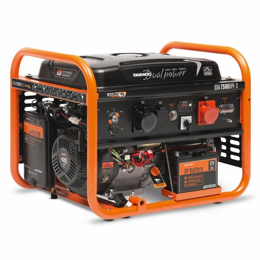 Daewoo GDA 7500DPE-3 degvielas ģnerators 6000