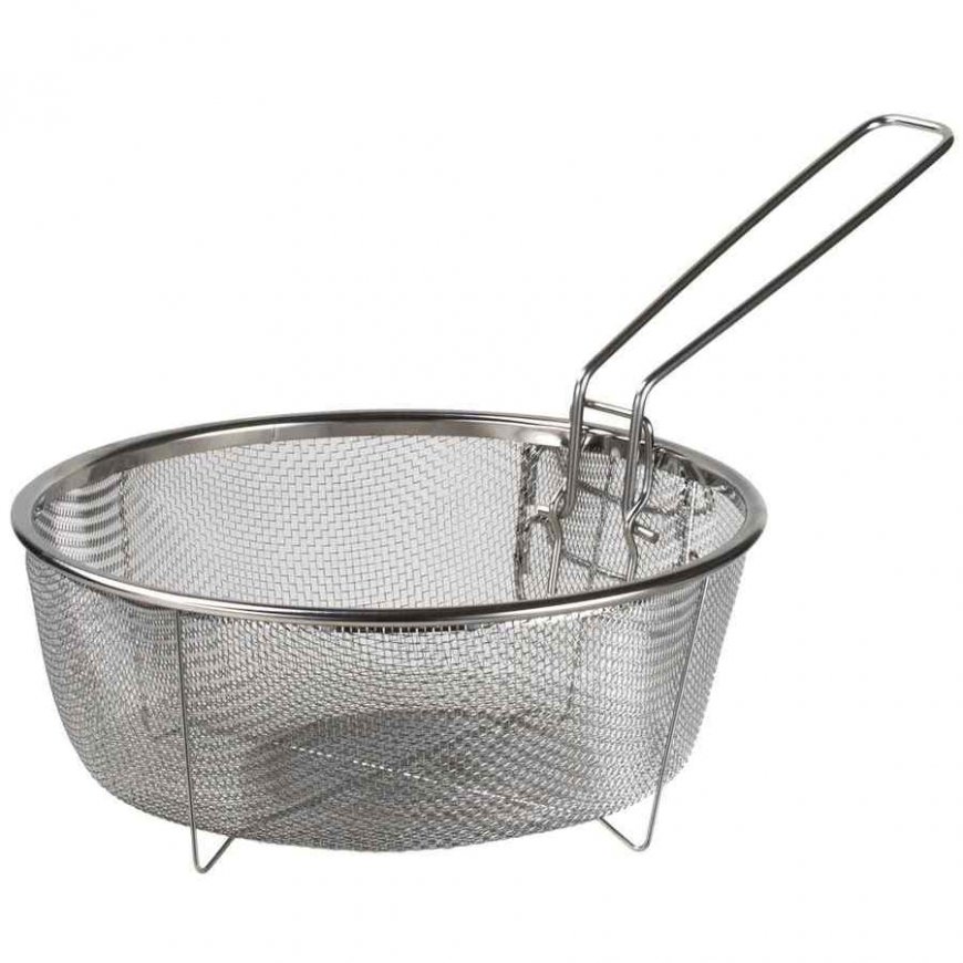 23cm metal frying basket