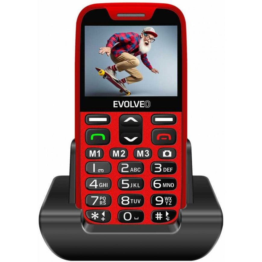 EVOLVEO EasyPhone XR sarkans – 3