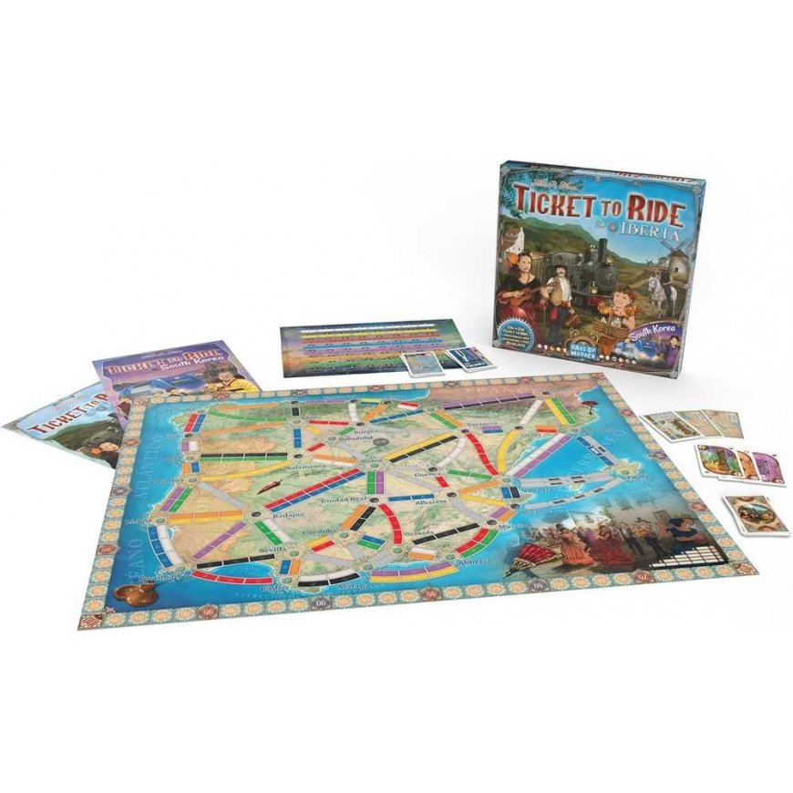 Days Of Wonder Ticket to Ride Map Collection 8: Iberia & South Korea – 4