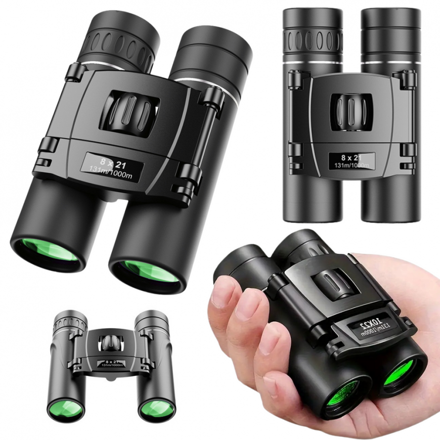 Компактные карманные бинокли Lean Mini Zoom 8x21
