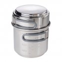 ESBIT Cookset with alcohol burner Pot 0.985 L Stainless steel ESBIT Cookset with alcohol burner Pot 0.985 L Stainless steel