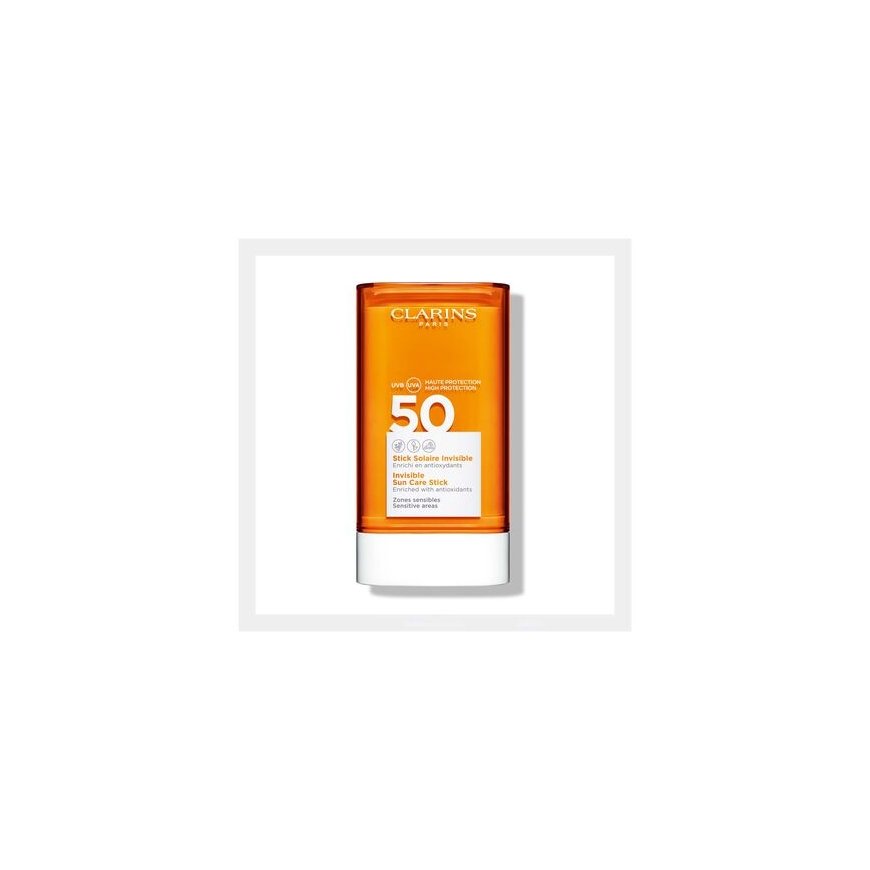 Clarins Invisible Sun Care Stick 50 Aurinkopuikko Kasvot Aikuiset
