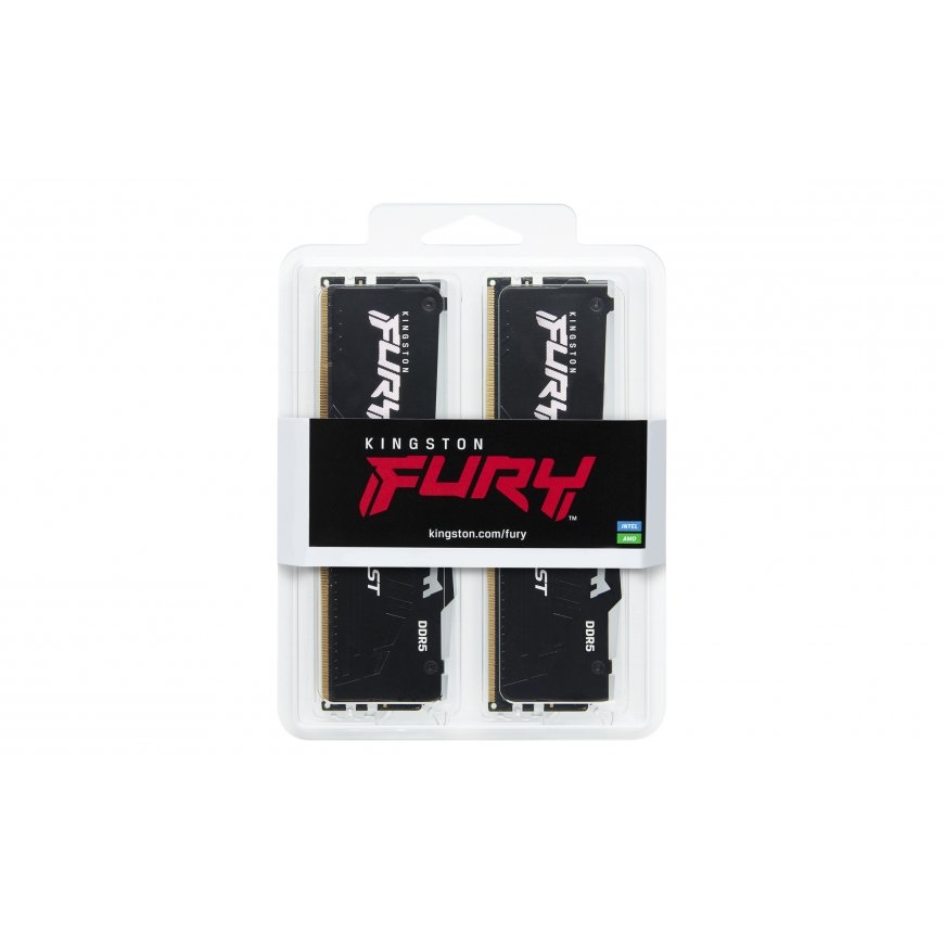 Kingston Technology FURY Beast RGB muistimoduuli 64 GB 2 x 32 GB DDR5 5600 MT/s – 5
