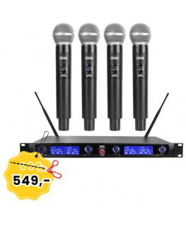 DNA WM4 Wireless Mic Set 4x Transmitters