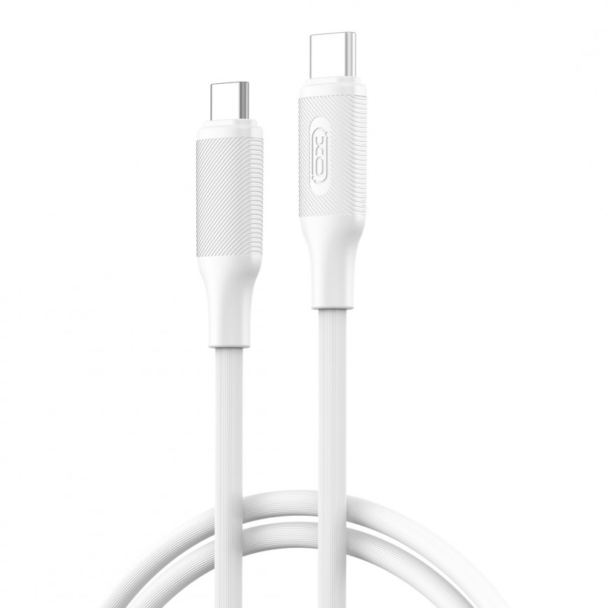 Кабель XO NB-Q265B PD USB-C - USB-C 1 0м 60Вт белый