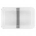 ZWILLING FRESH & SAVE Pusdienu konteiners 1 L Plastmasa, Silikons Pelēks, Balts 1 pcs