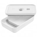 ZWILLING FRESH & SAVE Pusdienu konteiners 1 L Plastmasa, Silikons Pelēks, Balts 1 pcs