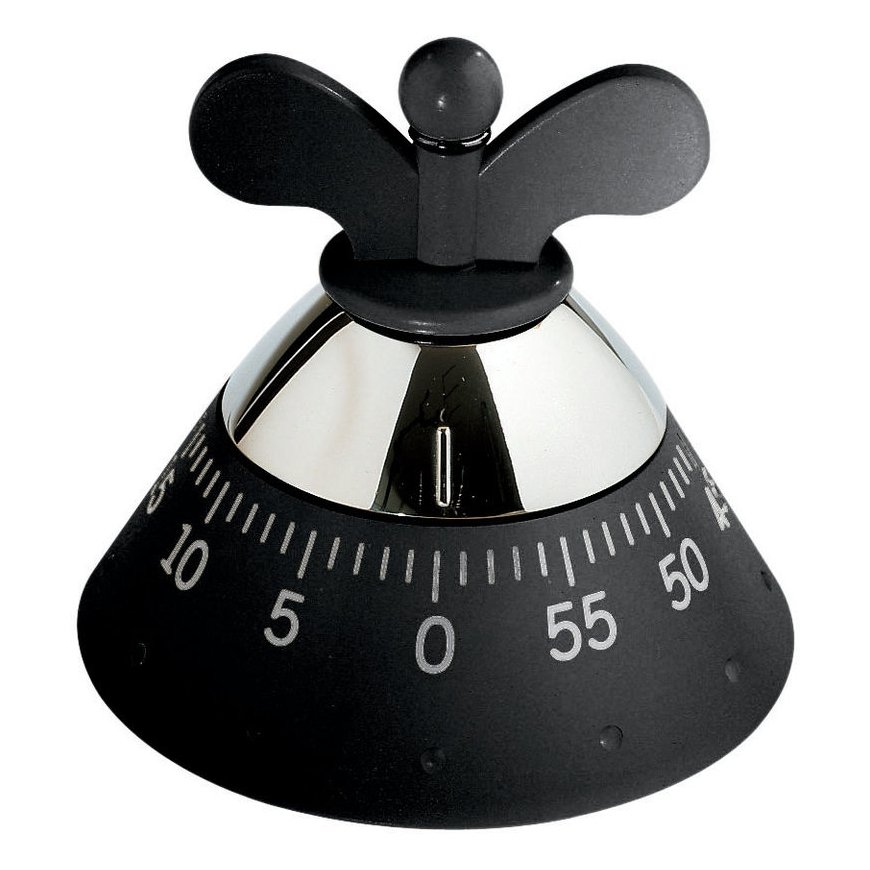 Alessi A09 B virtuves taimeris Melns