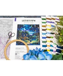 Letistitch Kryželių ompelusarja „Luna's Garden“ 27x27cm SLETIL9942