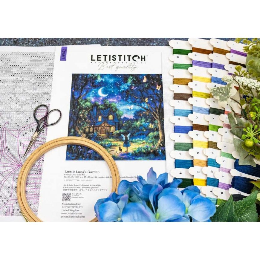 Letistitch Krustdūrienu izšūšanas komplekts "Luna`s
