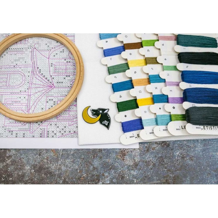 Набор для вышивания крестом Letistitch "Сад Луны" 27x27 см SLETIL9942 – 4