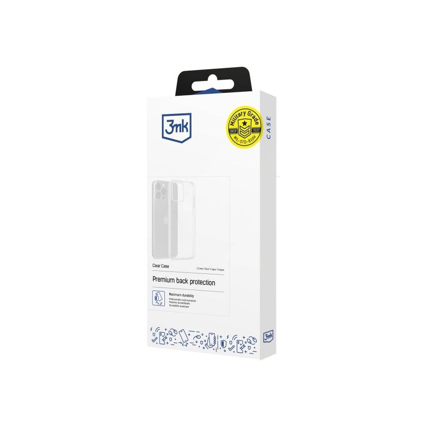 3MK Clear Case mobile phone case 17 cm (6.7") Cover Transparent