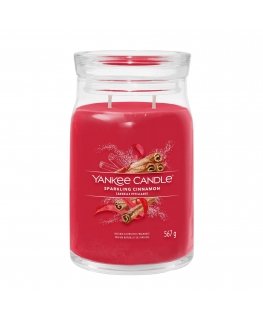 Yankee Candle 1629975E vaska svece Cilindrs Kanēlis, Krustnagliņa Sarkans 1 pcs