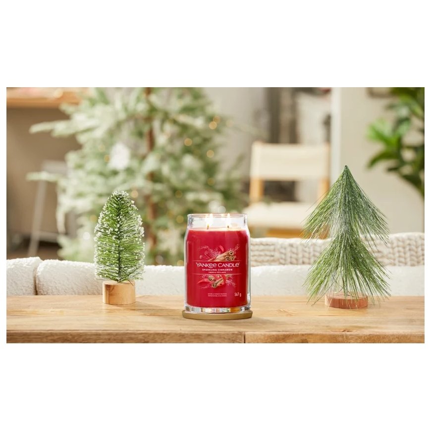 Yankee Candle 1629975E wax candle Cylinder Cinnamon, Clove Red 1 pc(s) – 2