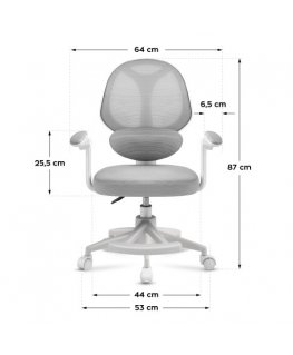 Junior 4.5 Grey swivel chair