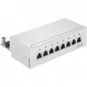 LYNX 19" patch panel 12-port, UTP Cat5e, 50µ, shielded, black LYNX 19" patch panel 12-port, UTP Cat5e, 50µ, shielded, black