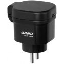 Wireless controlled external power socket with radio receiver, IP44, ORNO Smart Home, Schuko Wireless controlled external power socket with radio receiver, IP44, ORNO Smart Home, Schuko