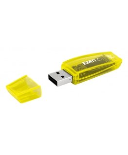 Emtec C410 Neon USB-välkmälu 16 GB USB tüüp A 2.0 Oranž, Kollane