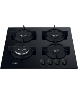Whirlpool AKT 625/NB1 Juoda Įmontuoti 59 cm Dujinė 4 zone(s)