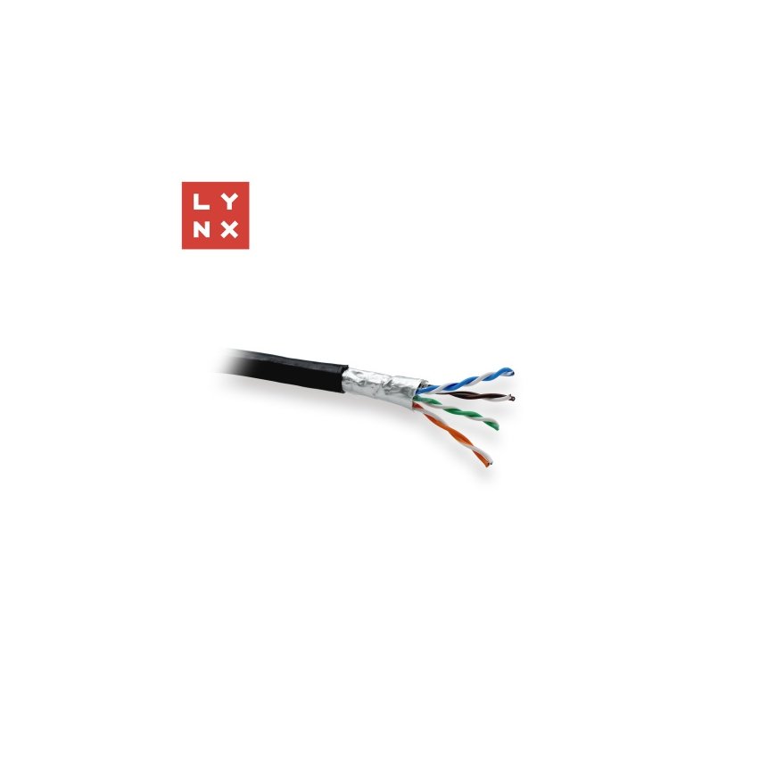 LYNX FTP kabelis, Cat5e, PE (Fca)