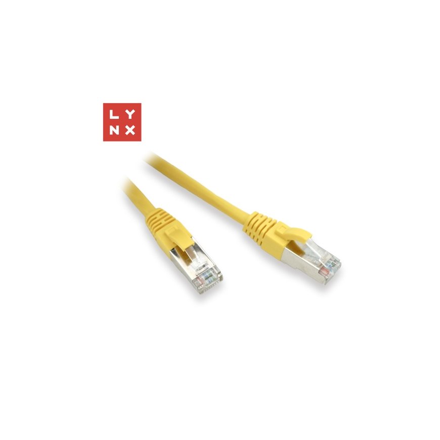 LYNX FTP ühenduskaabel Cat5e PVC, CCA, 15m, kollane