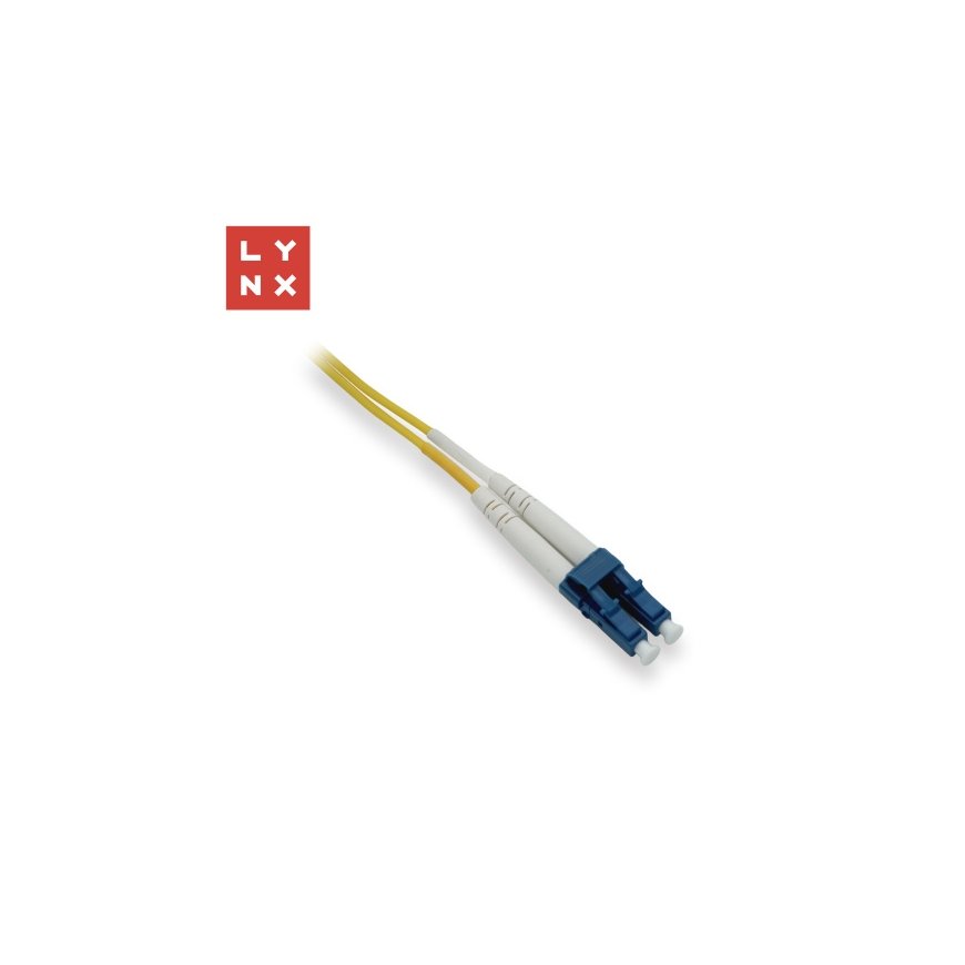 LYNX duplex patch kabelis SM, OS2, LC/LC, 9/125µm, 2m