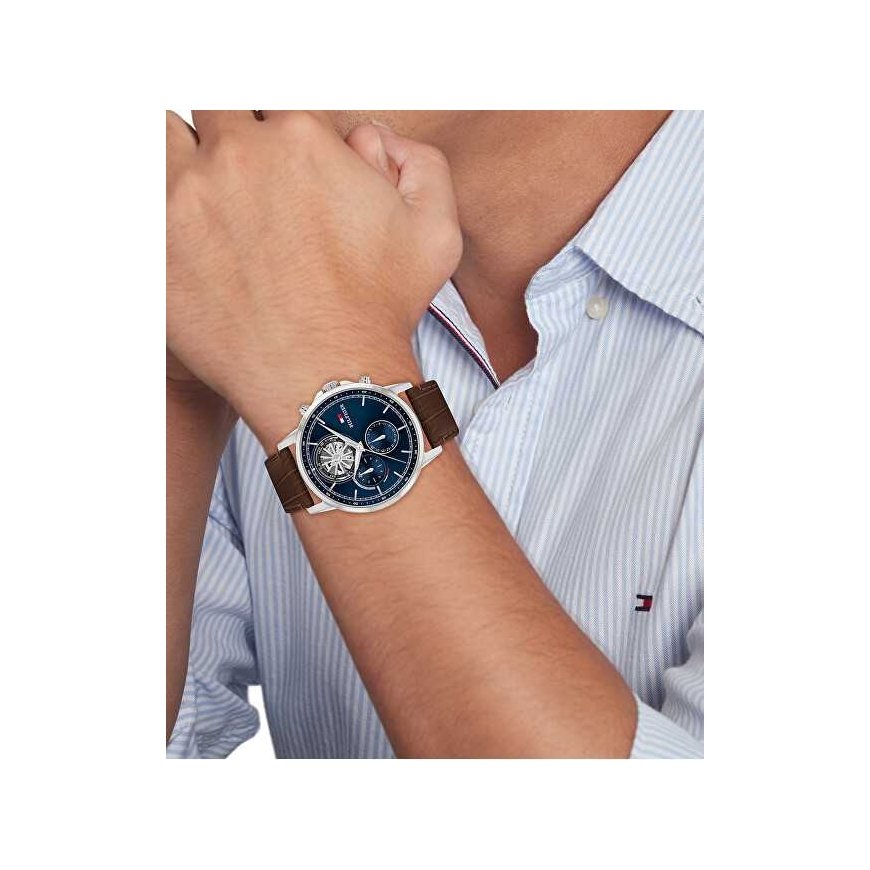 Kello TOMMY HILFIGER MIESTEN KELLO 1710629 Steward Open Heart + LAATIKKO – 4