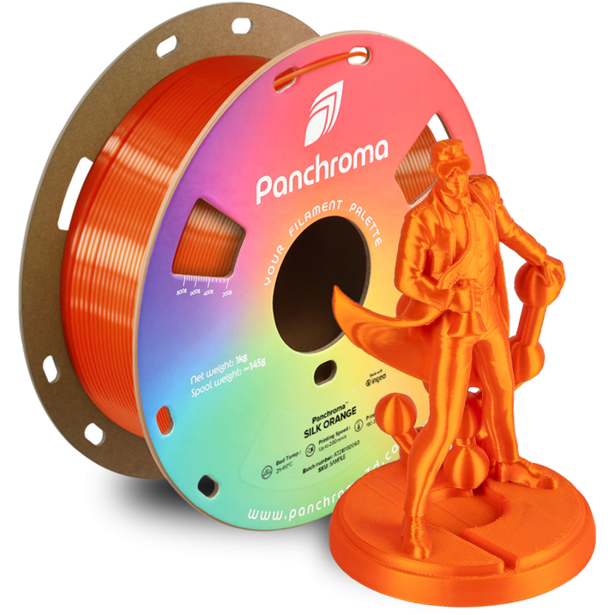 Polymaker Polimaker Panchroma PLA Silk 1,75 mm 1 kg - Silkki Oranssi