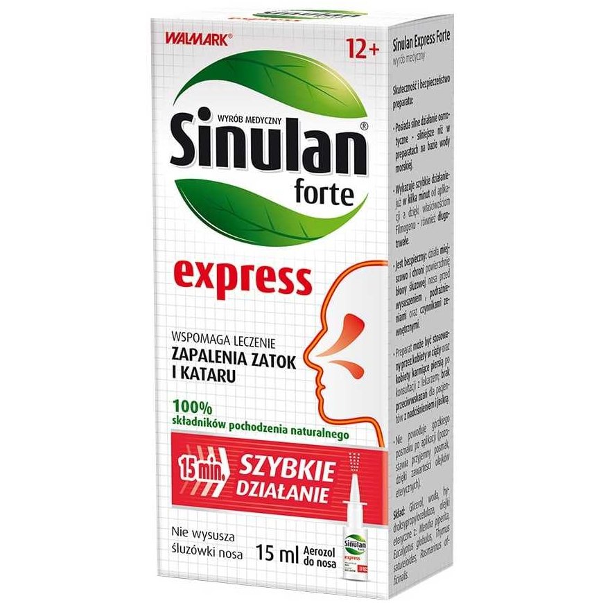 Sinulan Express Forte deguna aerosols 15ml