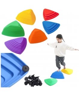 Lean Toys Balance Stones for Kids, 6 pcs.