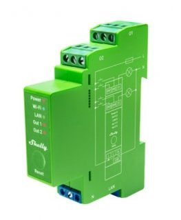 Shelly Pro Dimmer 2PM Įntegruota Apšvietimo reguliatorius Mėlyna, Žalia, Pilka