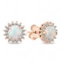 Troli Veriamasis earring with light blue synthetic opal Troli Veriamasis earring with light blue synthetic opal