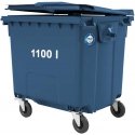 Gsg24 Container for municipal waste PZH EN 840-2 DIN 1100L - blue Gsg24 Container for municipal waste PZH EN 840-2 DIN 1100L - blue