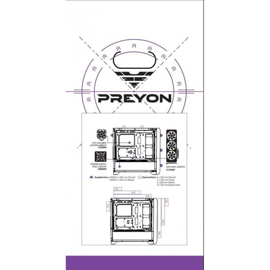 PREYON Nest vėjuotas dėklas – 4
