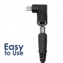 Akyga AK-ND-D01 cable gender changer 7.9 x 5.5 mm + pin USB-C Black Akyga AK-ND-D01 cable gender changer 7.9 x 5.5 mm + pin USB-C Black