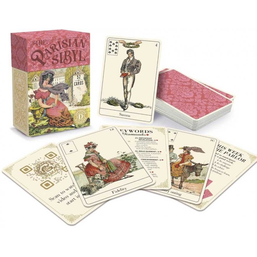 Us Games Systems Tarot Card Set - Parisian Sibyl Cards with 67 Card Guide