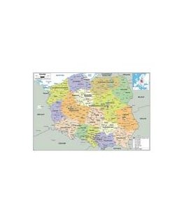 Данте Лисчани Я гений Магнит. Карта Польши PL105496