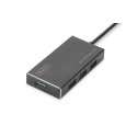 Digitus DA-70240-1 хаб-разветвитель USB 3.2 Gen 1 (3.1 Gen 1) Type-A 5000 Мбит/с Черный Digitus DA-70240-1 хаб-разветвитель USB 3.2 Gen 1 (3.1 Gen 1) Type-A 5000 Мбит/с Черный