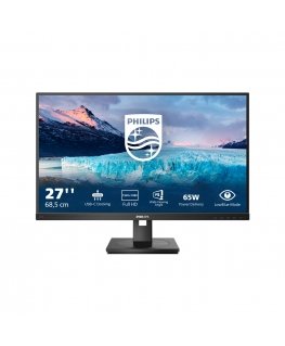 Philips S Line 273S1/00 монитор для ПК 68,6 cm (27") 1920 x 1080 пикселей Full HD ЖК Черный