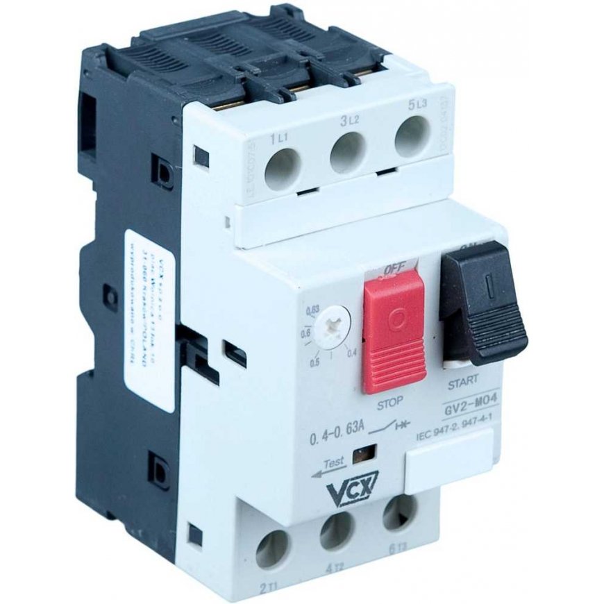 Motor automatic switch 6.0-10A 3P 6kV 230/400V GV-2 VCX